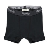 Sorte boxershorts i 2-pak med MarMar-logo i elastisk linning