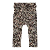 Leo Piva leopardprintede bukser i brun og beige med elastisk talje og smalle ben