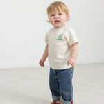 Pallas N jeans i mid indigo denim med manchet og lige ben