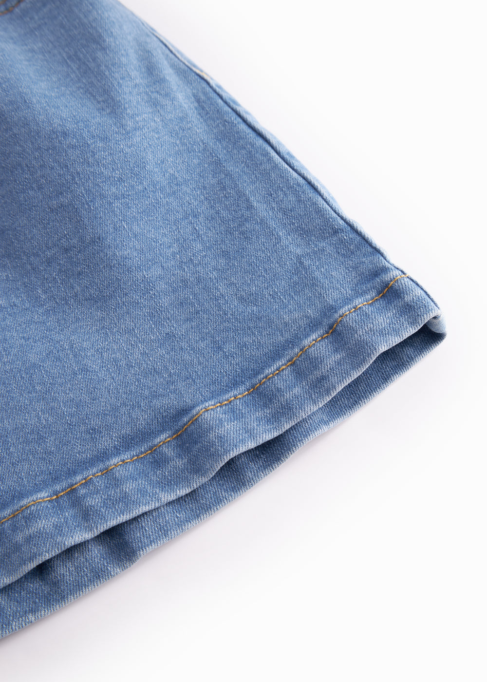 Kort denim nederdel til børn