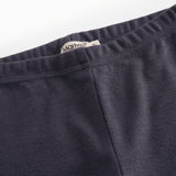 Mørkeblå leggings med elastisk linning og MarMar-mærke ved taljen