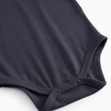 Mørkeblå bodystocking med trykknapper i skridtet