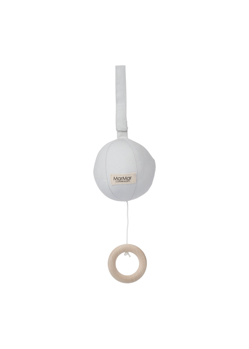 Uro med rund hvid stofskive og hængende ring, Music Mobile, MorMor