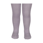 Lilla strømpebukser med glat ribbet look