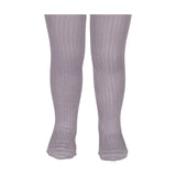 Lilla strømpebukser med glat ribbet look