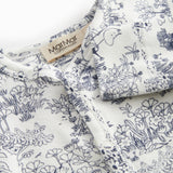 Langærmet bodystocking med Moomin print til nyfødte