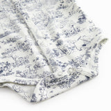 Langærmet bodystocking med Moomin print til nyfødte