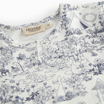 Kortærmet t-shirt til børn med et fint Moomin print