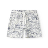 Shorts til børn med fint Moomin print, bred elastik samt bindebånd i taljen
