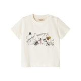 Off-white børne-T-shirt med Moomin-illustration på forsiden