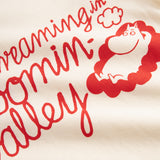 Råhvid baby-T-shirt med Mumin-print