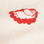Råhvid børne-T-shirt med Mumin-print