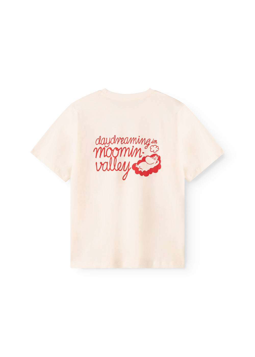 Kortærmet t-shirt til voksne med print af dagdrømmende Moomin