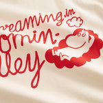 Kortærmet t-shirt til voksne med print af dagdrømmende Moomin