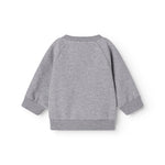 Grå sweatshirt til baby med Moomin hus print