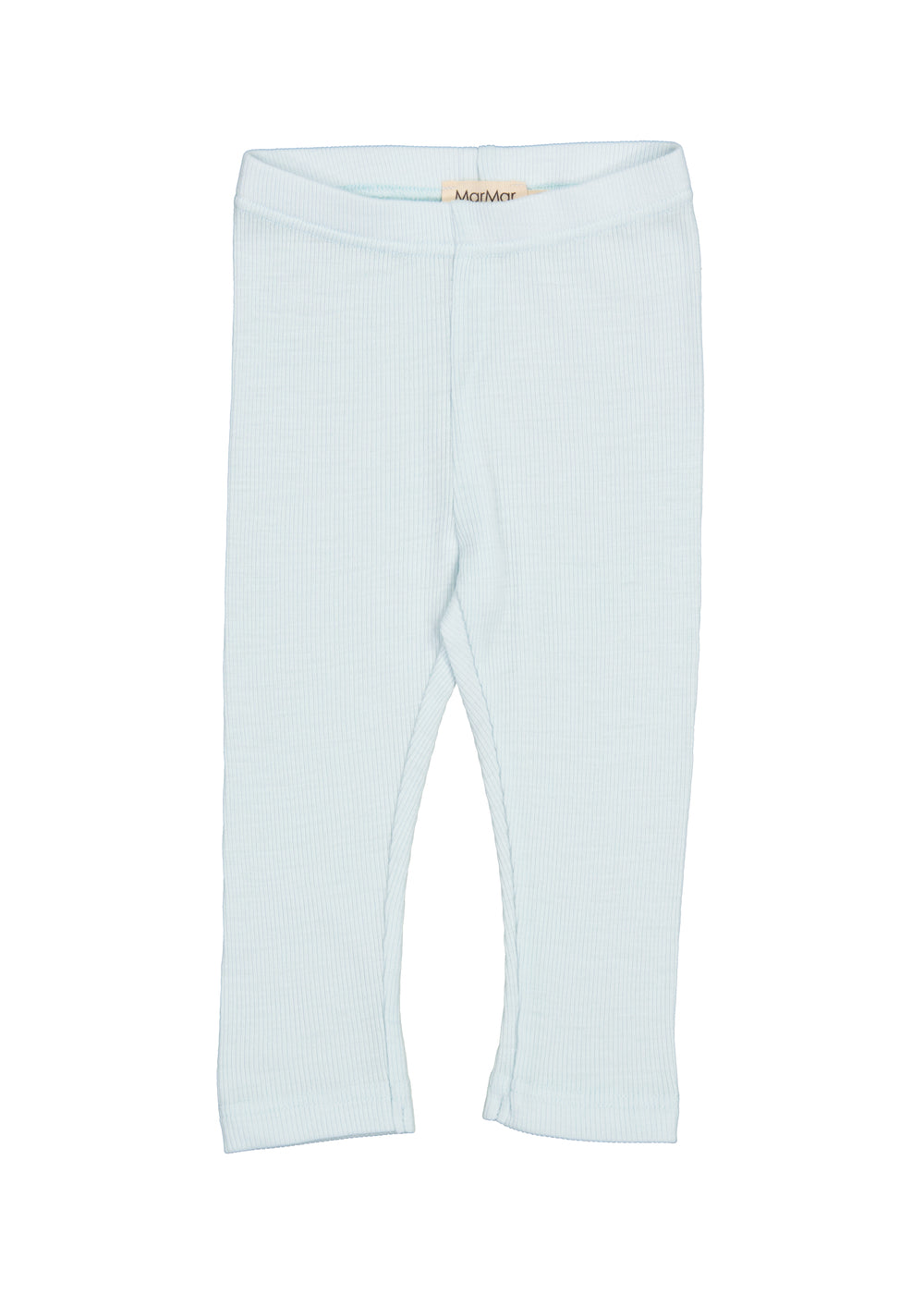 Lyseblå leggings til børn i merinould