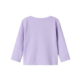 Lilla ribstrikket cardigan til børn 