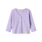 Lilla ribbettede cardigan til børn