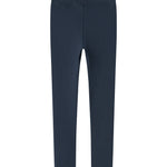 Blå ribstrikkede leggings til børn