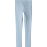 Blå- og hvidstribede leggings til børn