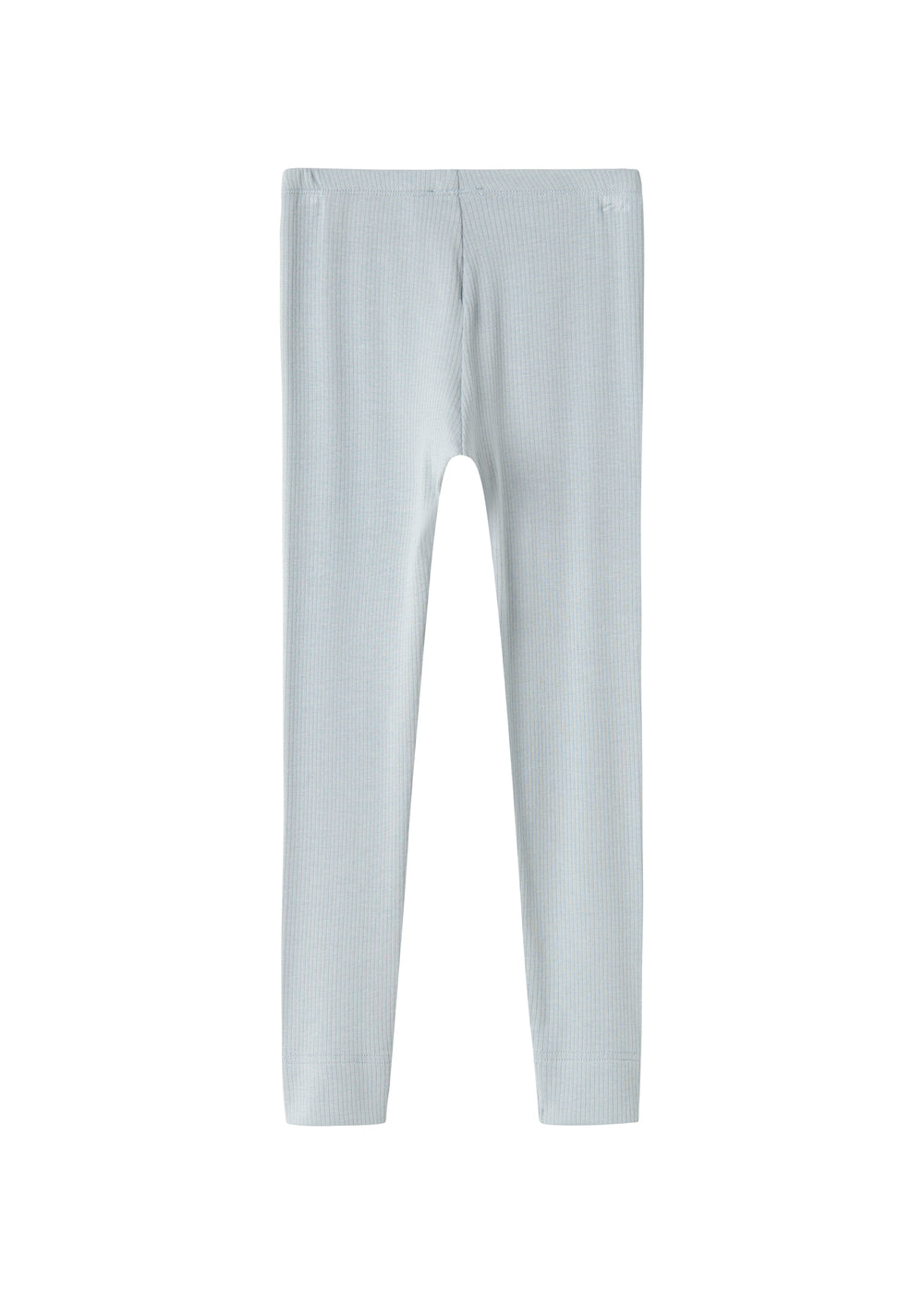 Lyseblå lange leggings med lige ben