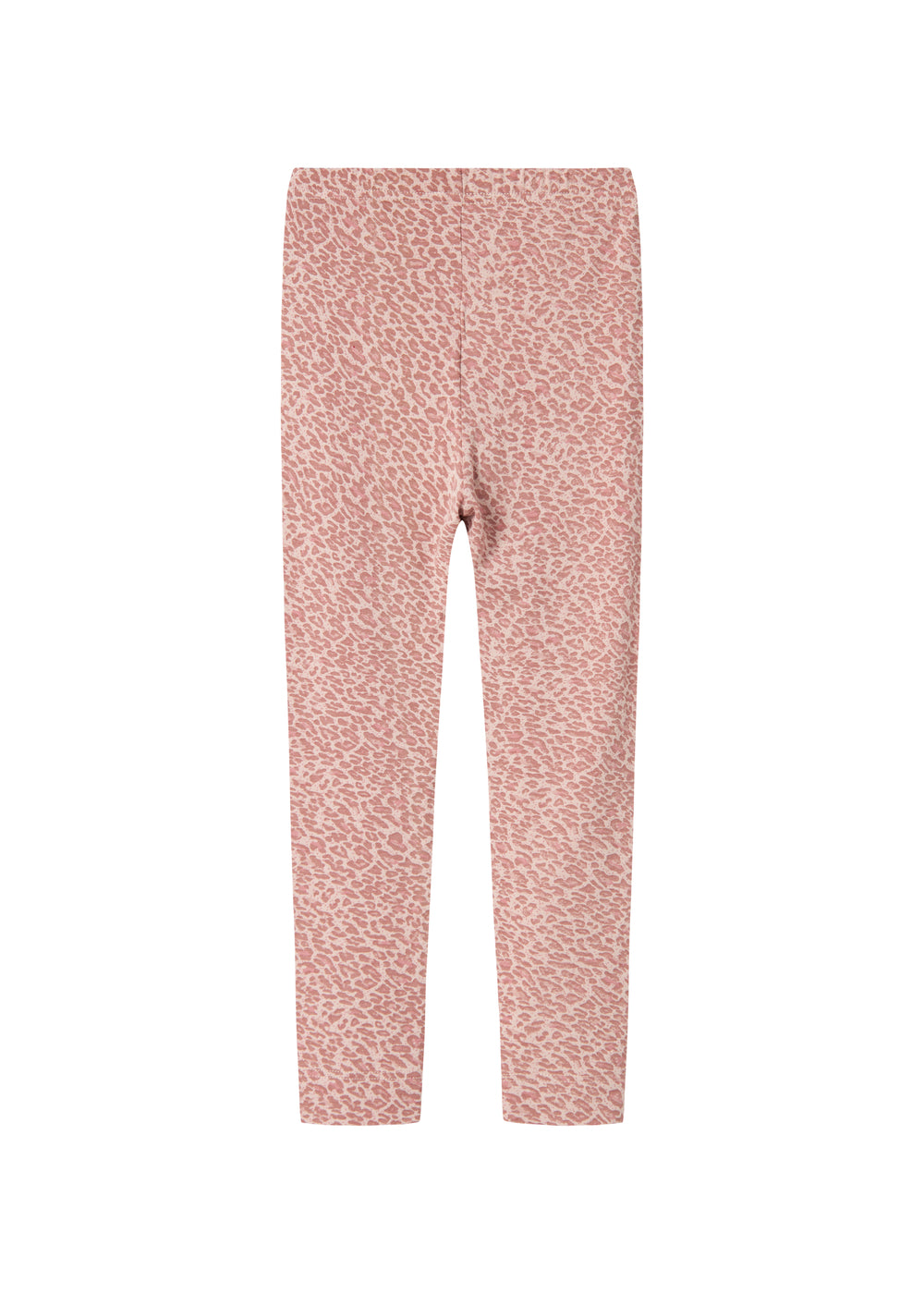 Lyserøde leopardmønstret leggings til børn
