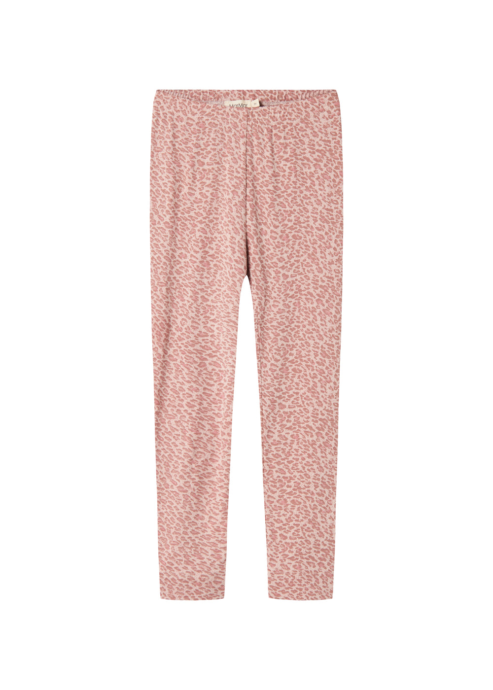 Lyserøde leopardmønstret leggings til børn