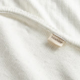 Hvid pointelle babyteppe