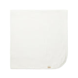 Hvid pointelle babyteppe