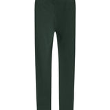 Grøne ribstrikkede leggings til børn