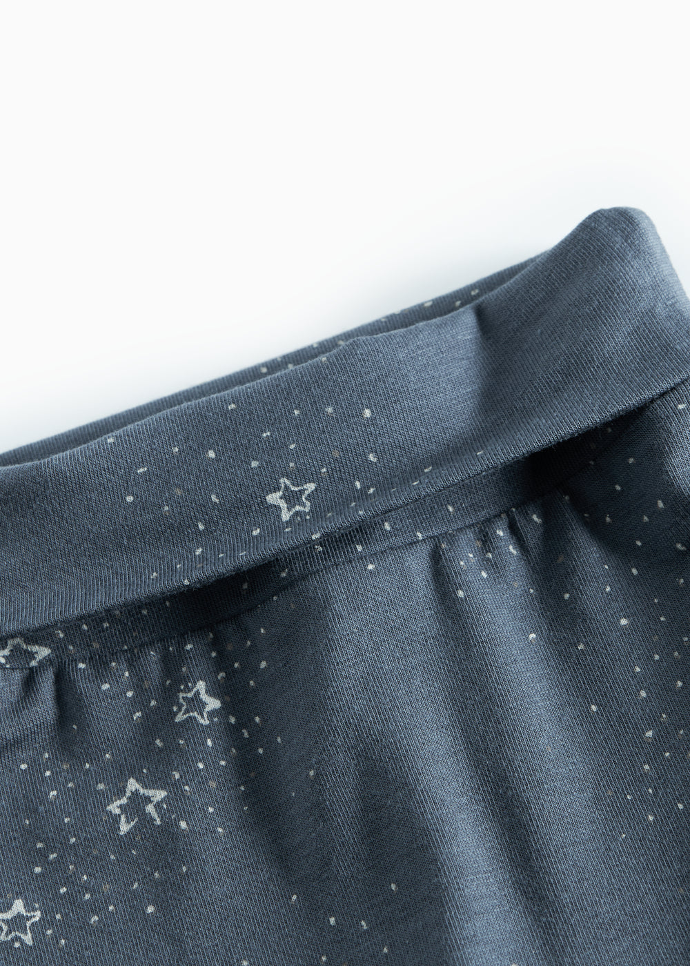 Mørkeblå babybukser med stjerneprint