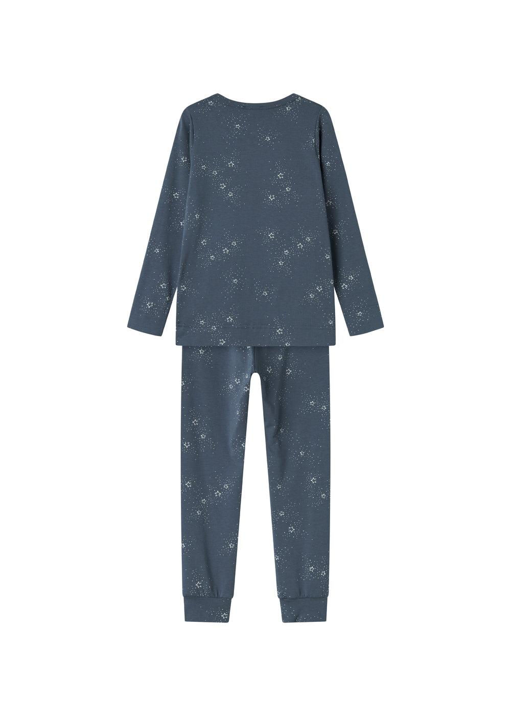 Mørkeblåt pyjamasæt med stjerneprint til børn