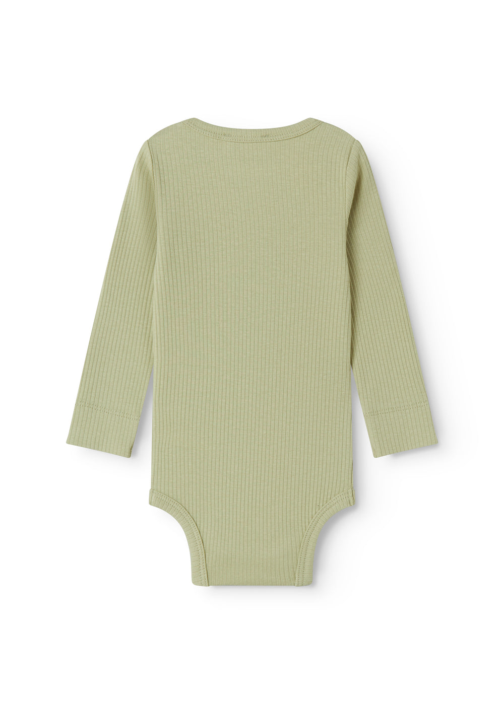Lysegrøn langærmet baby bodystocking