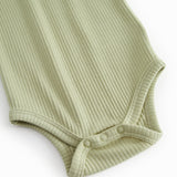 Lysegrøn langærmet baby bodystocking