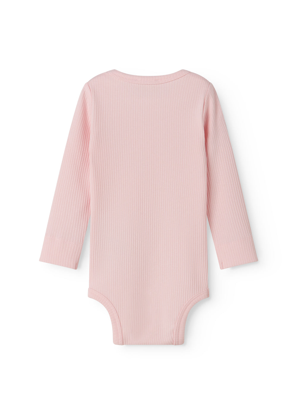 Lyserød langærmet baby bodystocking