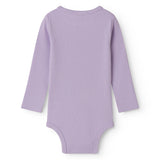 Lilla langærmet baby bodystocking i modal