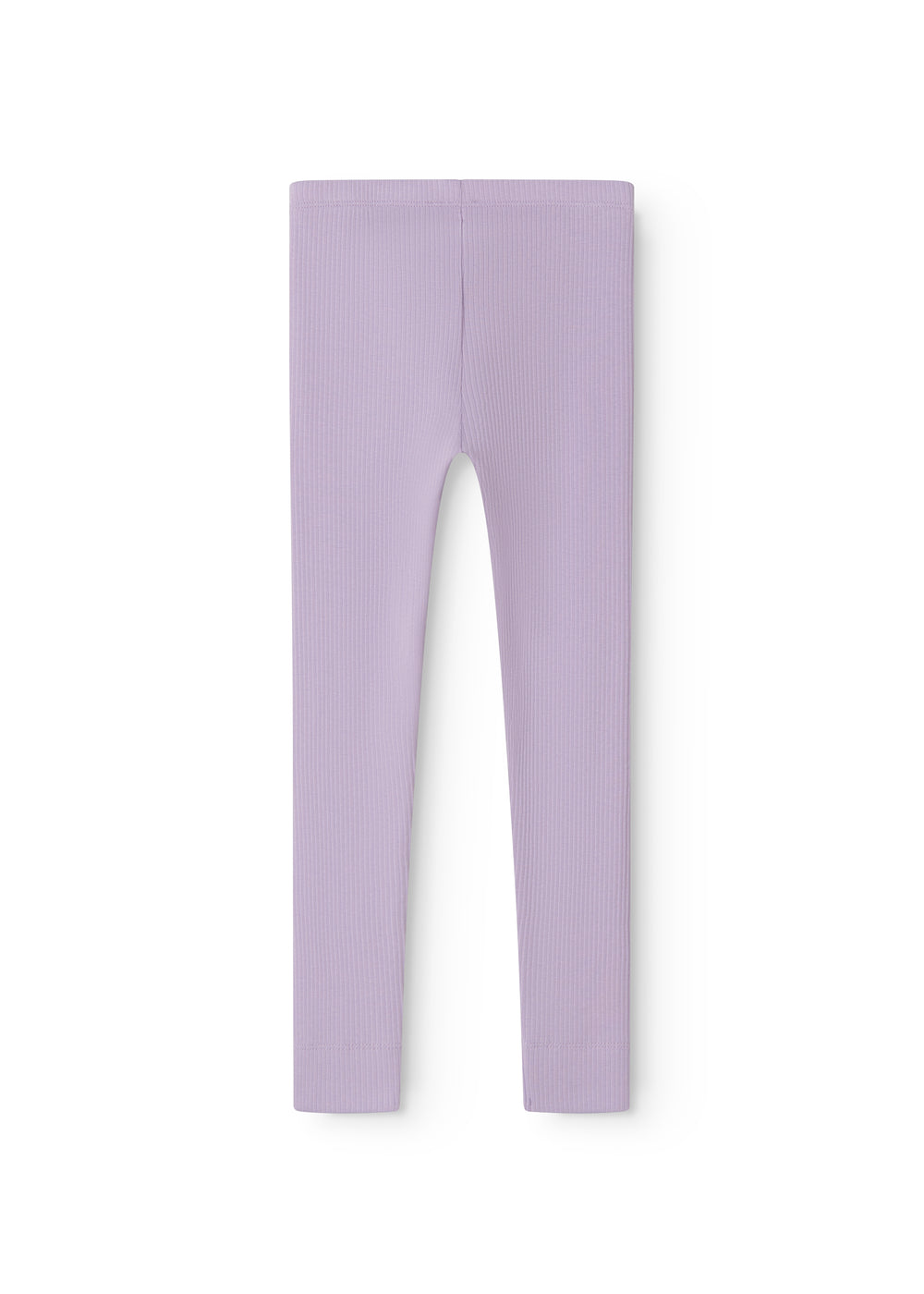 Lilla ribstrikket modal leggings til børn