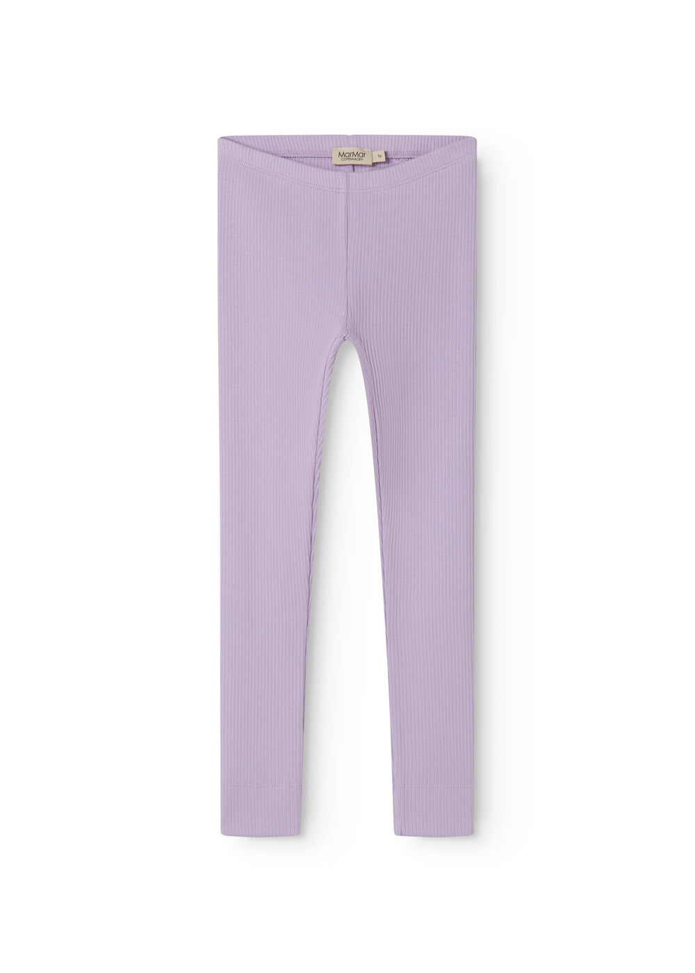Lilla ribstrikket modal leggings til børn