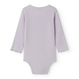 Lys lilla langærmet baby bodystocking