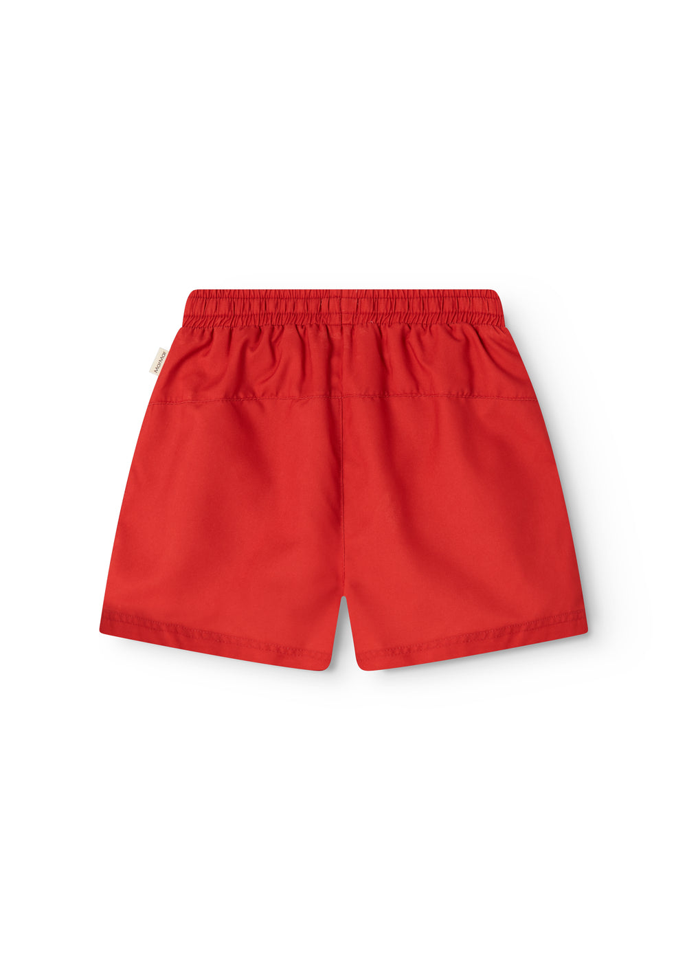 Røde badeshorts til børn med snørrelukning