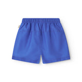 Blå badeshorts  med stropper til børn