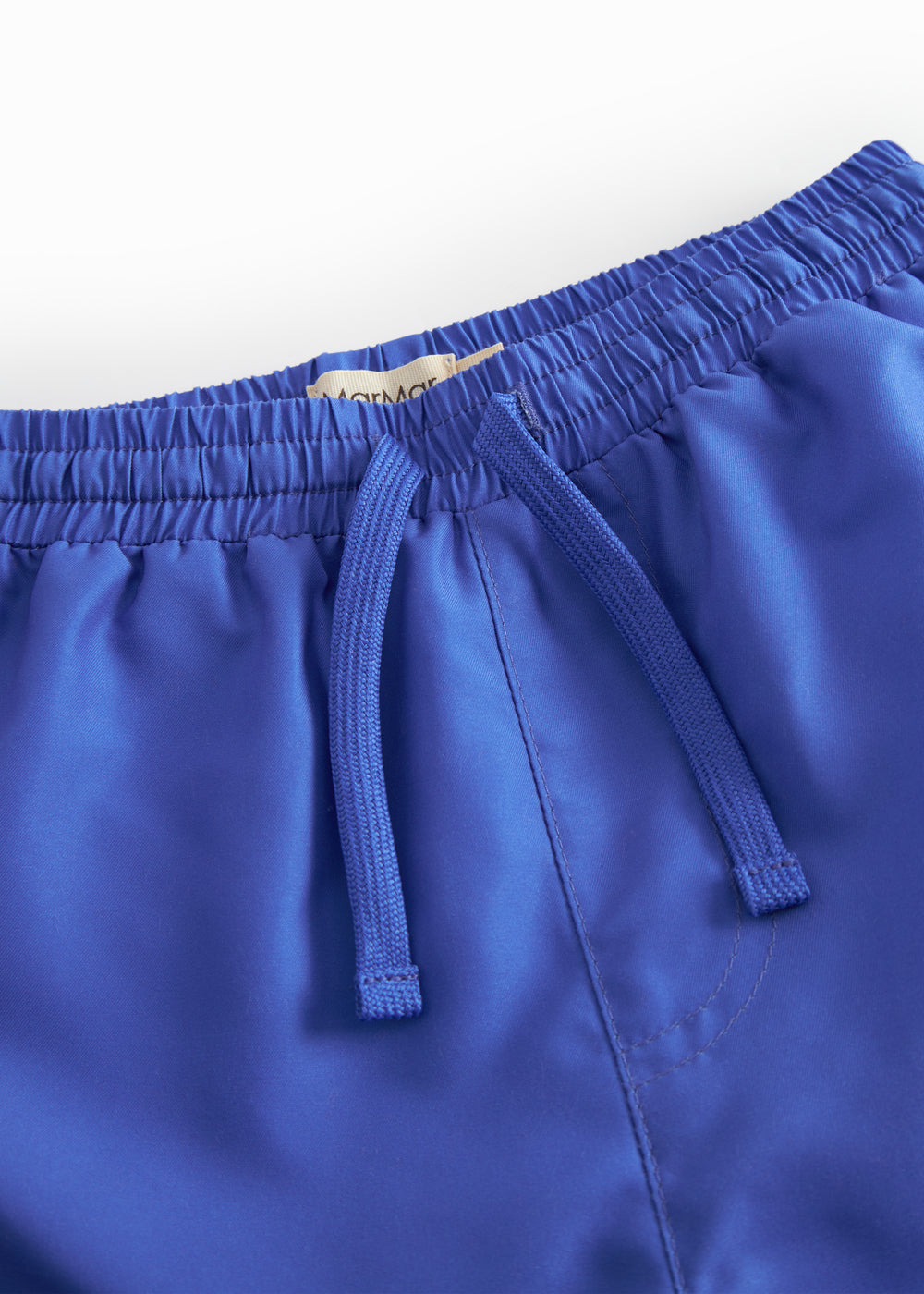 Blå badeshorts  med stropper til børn