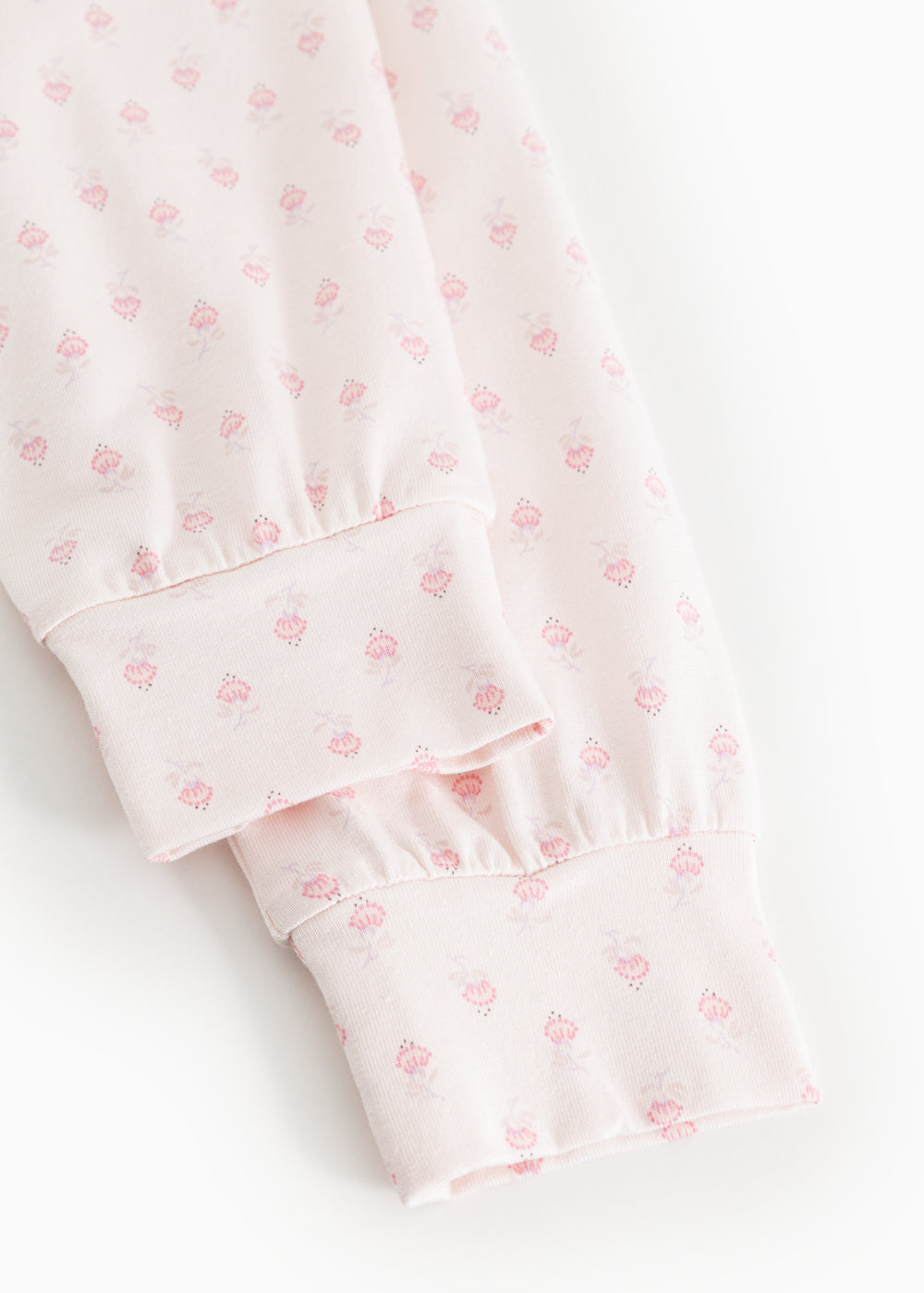 Pyjamasbukser med elastikkant ved benafslutning og mini-blomsterprint