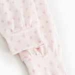 Pyjamasbukser med elastikkant ved benafslutning og mini-blomsterprint