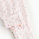 Pyjamasbukser med elastikkant ved benafslutning og mini-blomsterprint