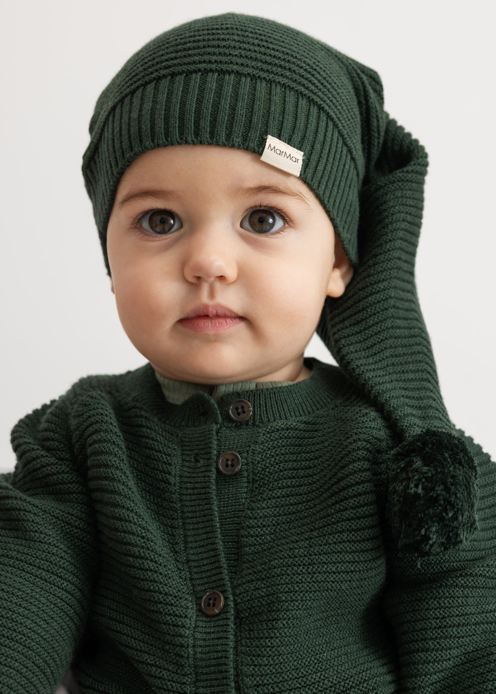 Alfen, Strik Nissehue - Jungle Green