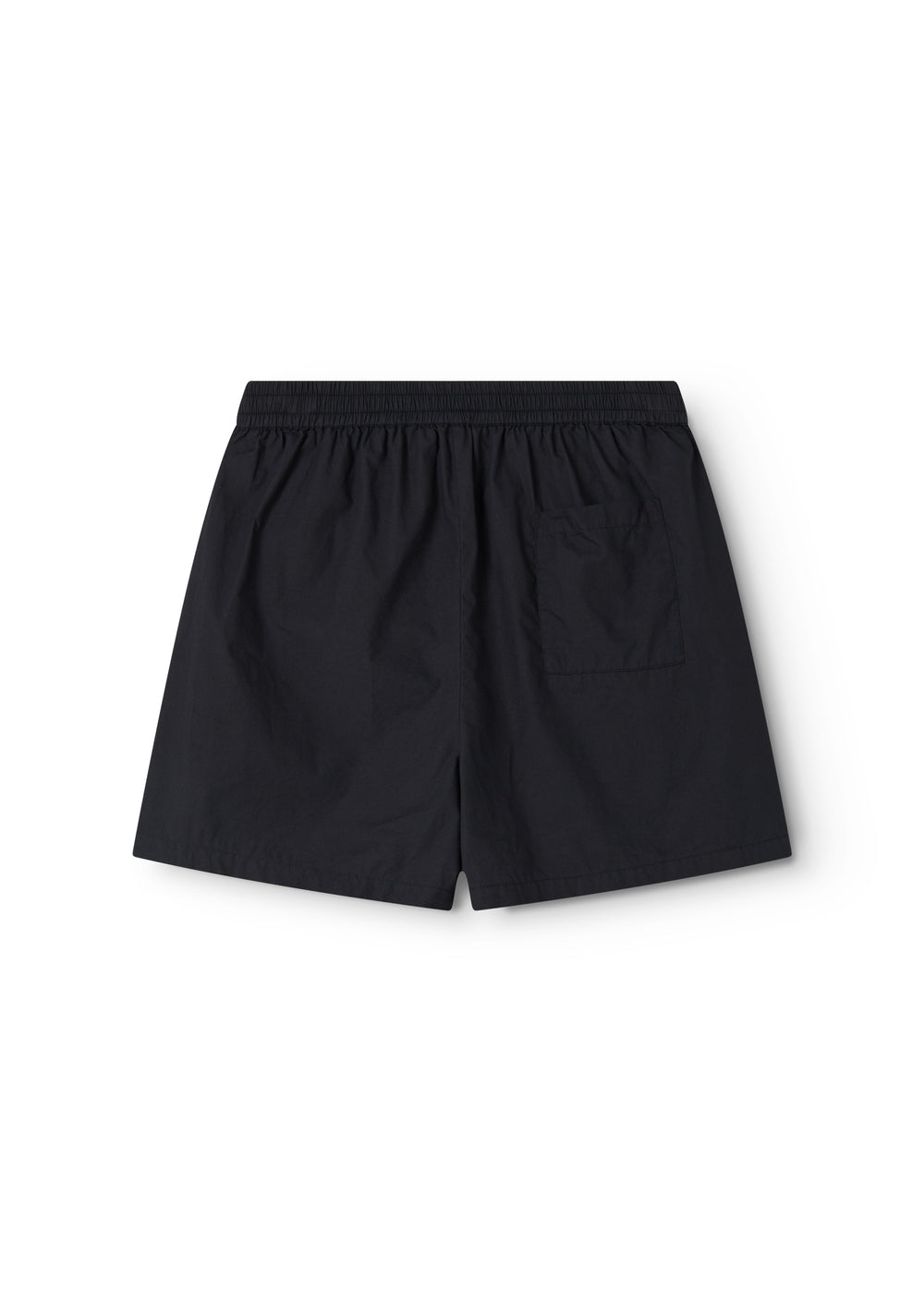 Sorte dameshorts med elastisk talje