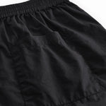 Sorte dameshorts med elastisk talje