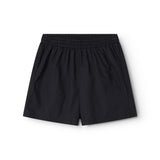 Sorte dameshorts med elastisk talje