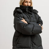 Otta W Coat, Dunjakke - Black